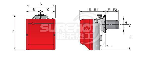 利雅路GULLIVER BS2D外型尺寸圖